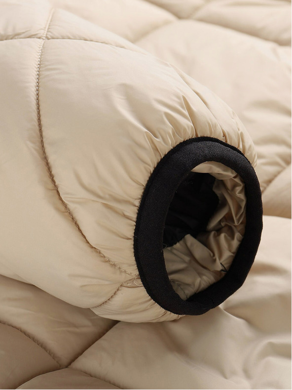 NAX Beige Damen-Winter-Steppmantel NAX ZARGA