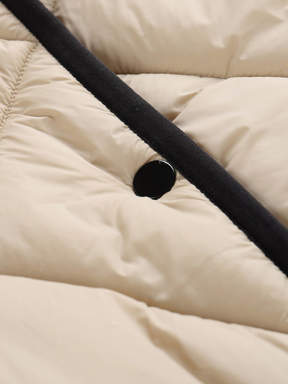 NAX Beige Damen-Winter-Steppmantel NAX ZARGA