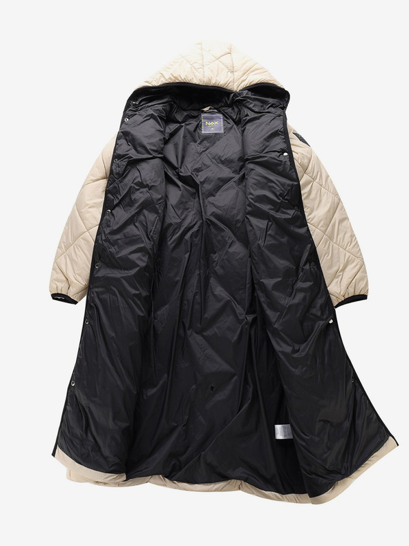 NAX Beige Damen-Winter-Steppmantel NAX ZARGA