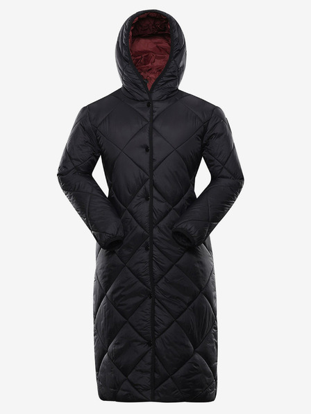 NAX Schwarzer Damen-Winter-Steppmantel NAX ZARGA