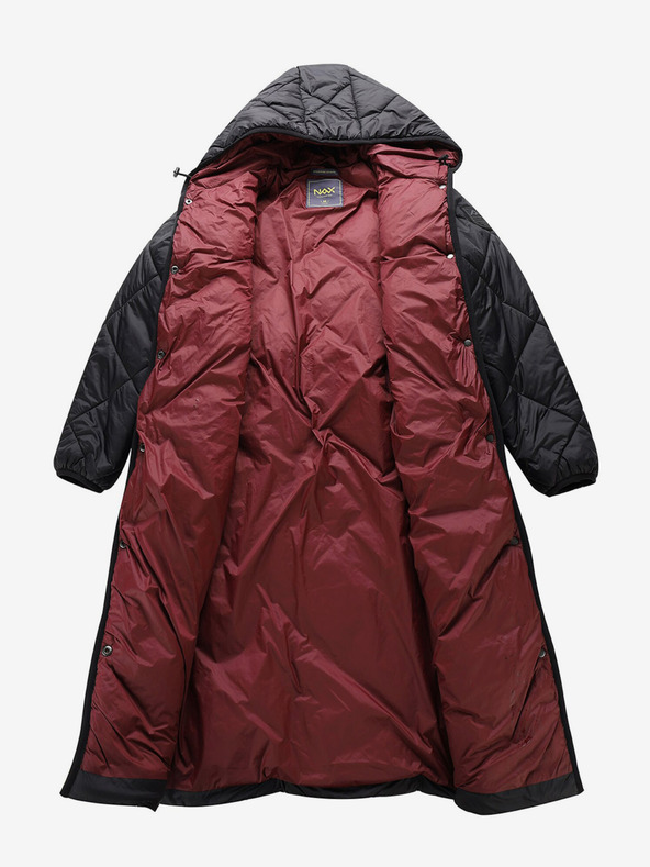 NAX Schwarzer Damen-Winter-Steppmantel NAX ZARGA