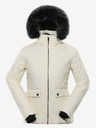 ALPINE PRO Cremefarbene Damen-Winterjacke ALPINE PRO LODERA