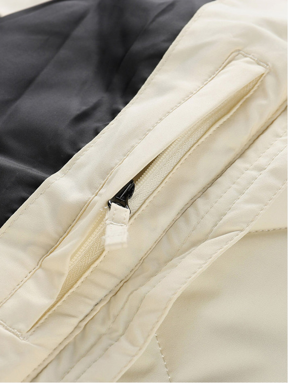 ALPINE PRO Cremefarbene Damen-Winterjacke ALPINE PRO LODERA