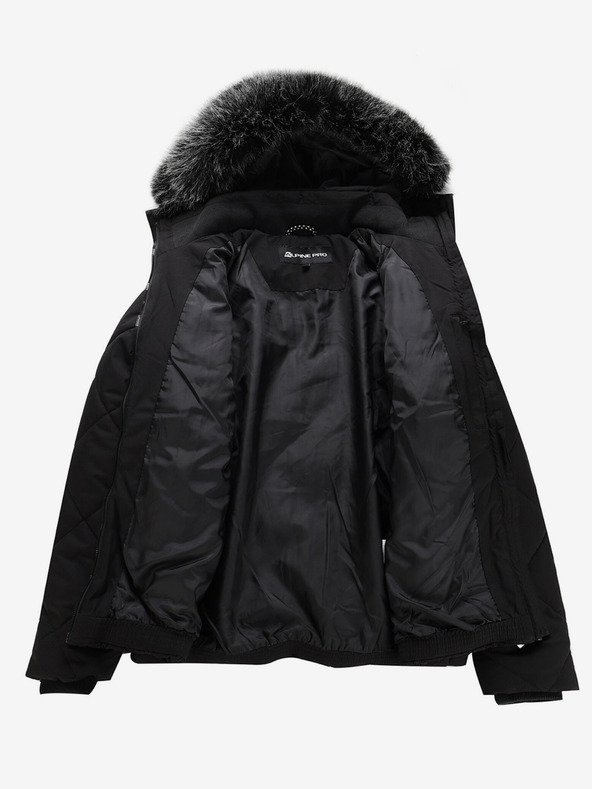 ALPINE PRO Schwarze Damen-Winterjacke ALPINE PRO LODERA