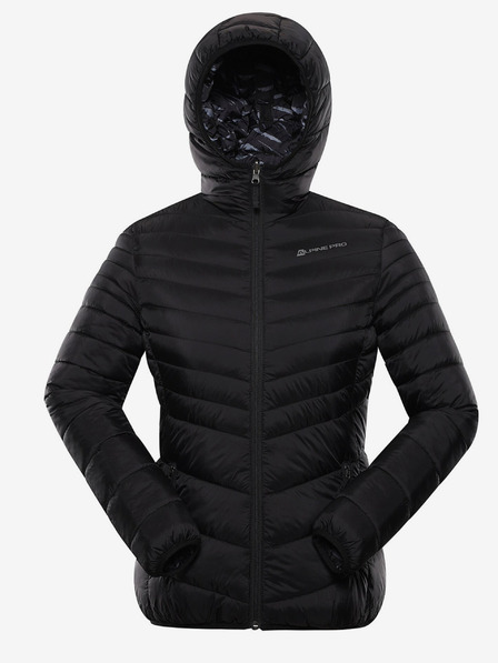 ALPINE PRO Schwarze Damen-Wende-Winter-Steppjacke ALPINE PRO EROMA