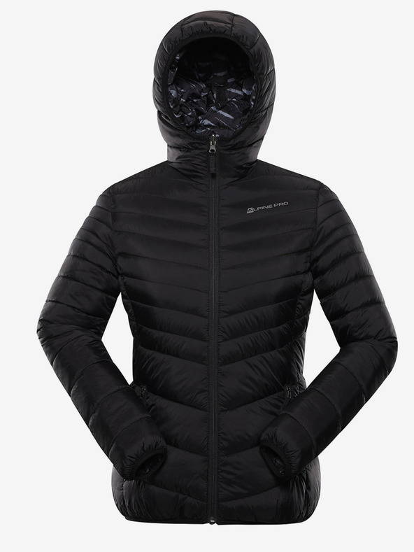 ALPINE PRO Schwarze Damen-Wende-Winter-Steppjacke ALPINE PRO EROMA