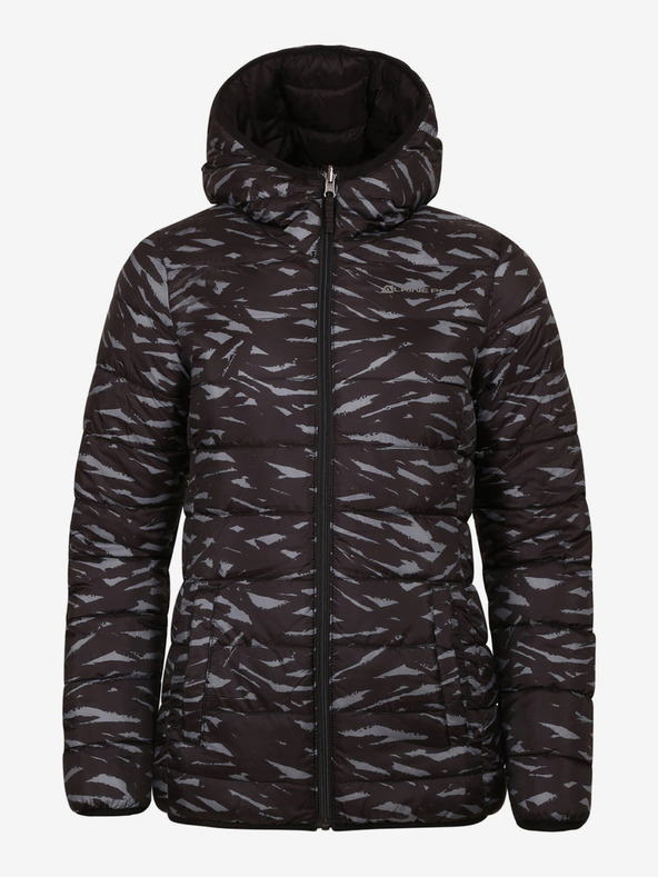 ALPINE PRO Schwarze Damen-Wende-Winter-Steppjacke ALPINE PRO EROMA