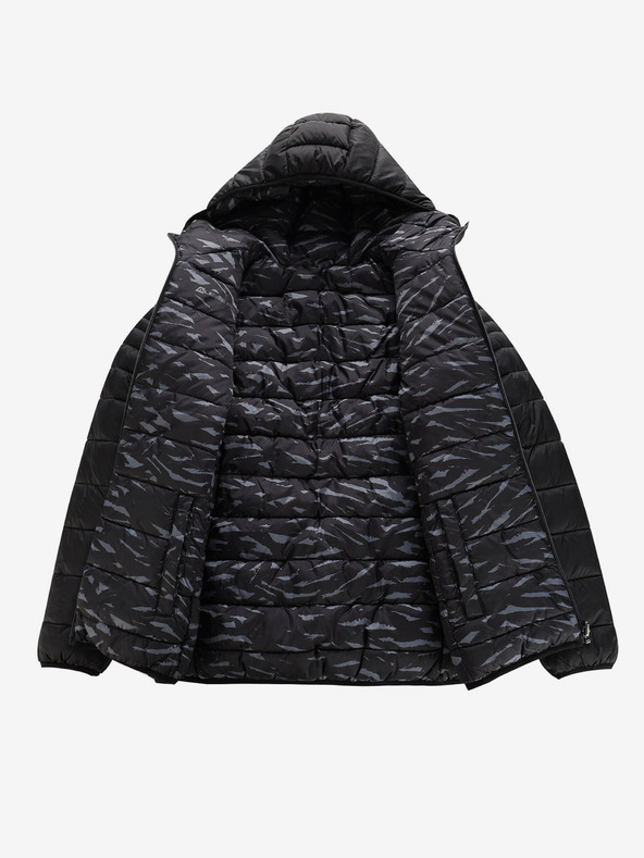 ALPINE PRO Schwarze Damen-Wende-Winter-Steppjacke ALPINE PRO EROMA