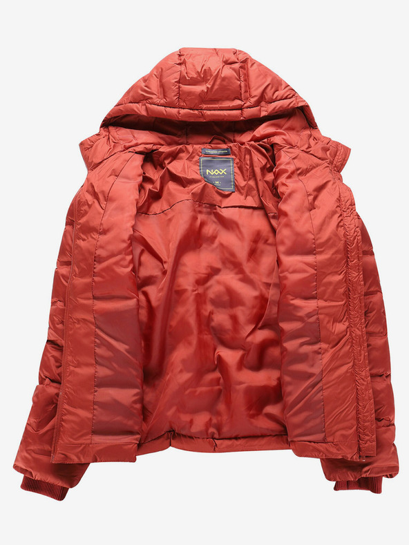 NAX Braune Damen-Winter-Steppjacke NAX RAFFA