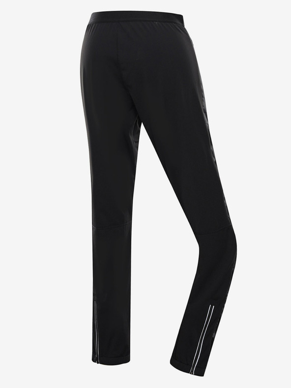 ALPINE PRO Schwarze, schnell trocknende Damen-Sporthose ALPINE PRO SAMULA