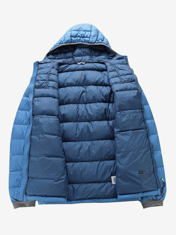 ALPINE PRO Blaue Herren-Winter-Steppjacke ALPINE PRO ROGIT