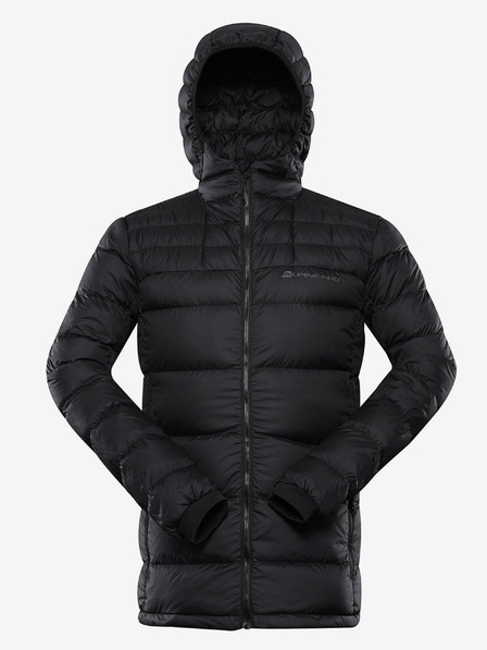 ALPINE PRO Schwarze Herren-Winter-Steppjacke ALPINE PRO ROGIT