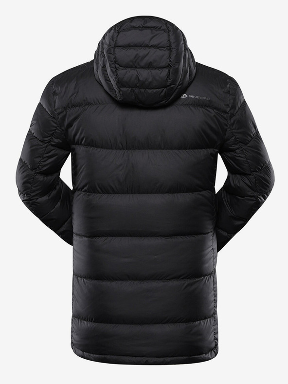ALPINE PRO Schwarze Herren-Winter-Steppjacke ALPINE PRO ROGIT