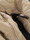 ALPINE PRO Schwarz-beige Herren-Winterjacke ALPINE PRO EGYP