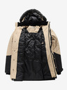 ALPINE PRO Schwarz-beige Herren-Winterjacke ALPINE PRO EGYP