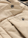 ALPINE PRO Schwarz-beige Herren-Winterjacke ALPINE PRO EGYP