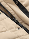 ALPINE PRO Schwarz-beige Herren-Winterjacke ALPINE PRO EGYP