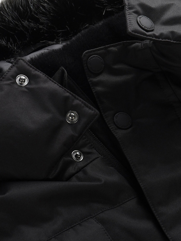 ALPINE PRO Schwarze Herren-Winterjacke ALPINE PRO Egyp