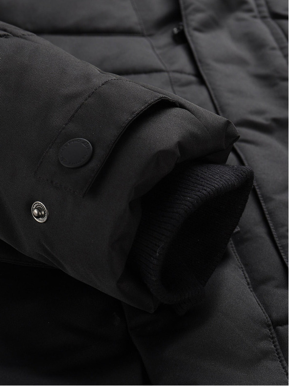 ALPINE PRO Schwarze Herren-Winterjacke ALPINE PRO Egyp