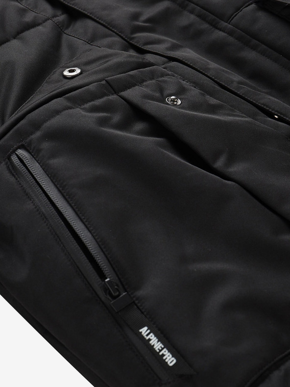ALPINE PRO Schwarze Herren-Winterjacke ALPINE PRO Egyp
