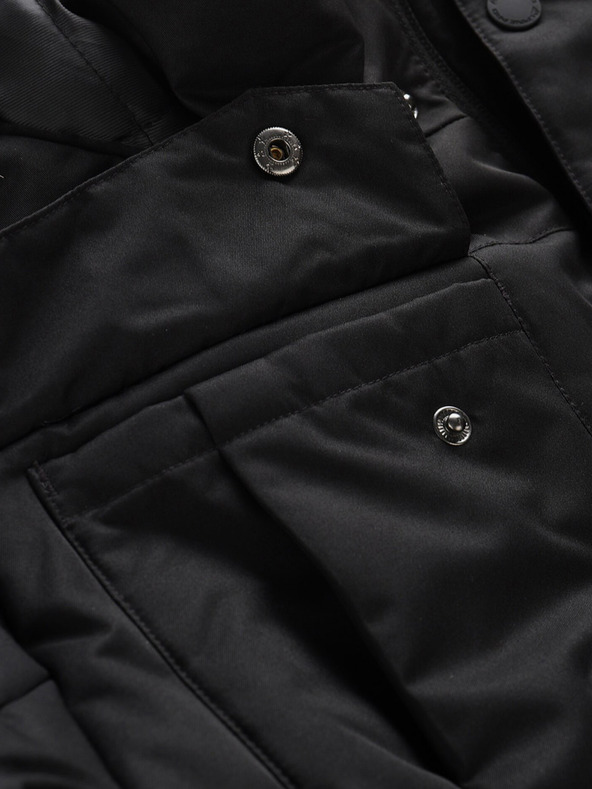 ALPINE PRO Schwarze Herren-Winterjacke ALPINE PRO Egyp