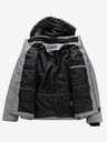 ALPINE PRO Graue Herren-Winterjacke ALPINE PRO LODER