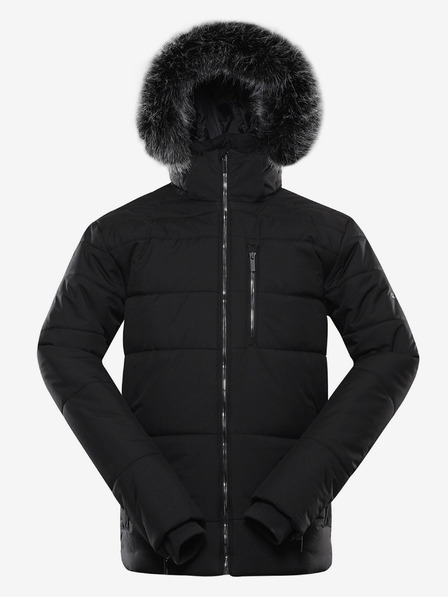 ALPINE PRO Schwarze Herren-Winterjacke ALPINE PRO LODER