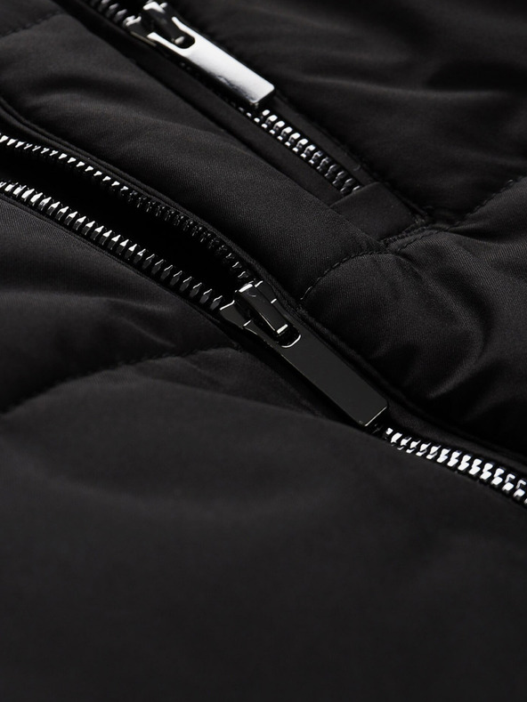 ALPINE PRO Schwarze Herren-Winterjacke ALPINE PRO LODER