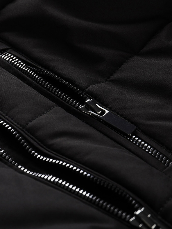 ALPINE PRO Schwarze Herren-Winterjacke ALPINE PRO LODER