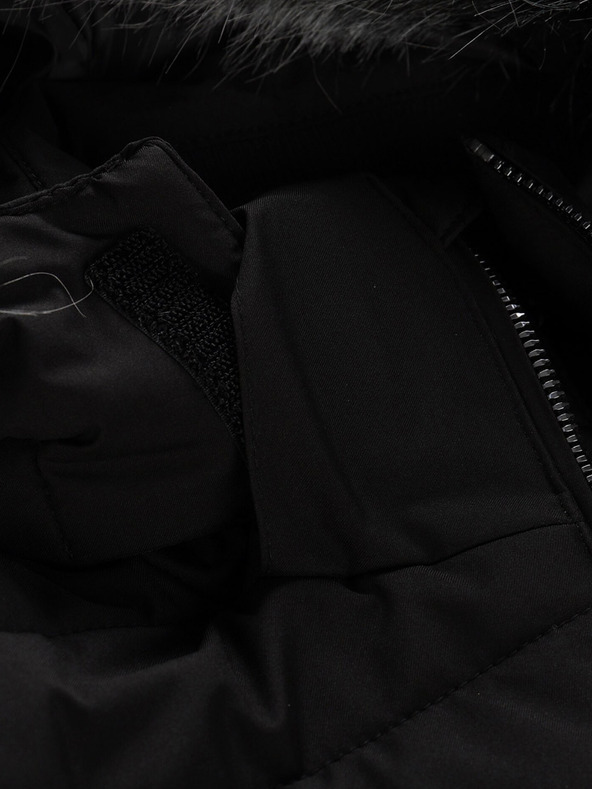 ALPINE PRO Schwarze Herren-Winterjacke ALPINE PRO LODER