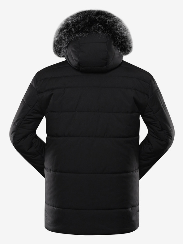 ALPINE PRO Schwarze Herren-Winterjacke ALPINE PRO LODER