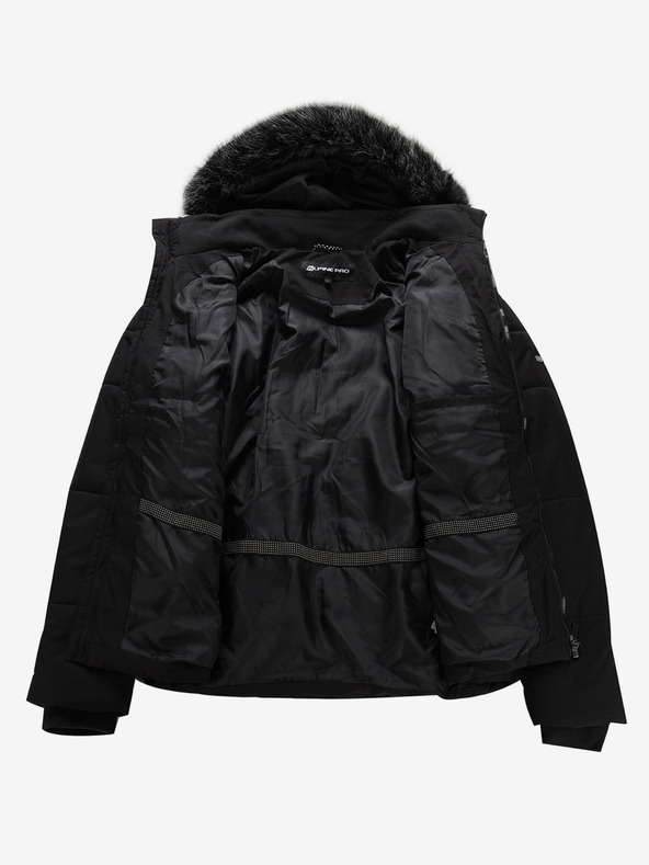 ALPINE PRO Schwarze Herren-Winterjacke ALPINE PRO LODER