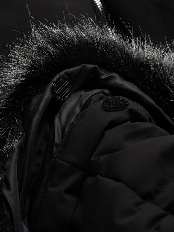 ALPINE PRO Schwarze Herren-Winterjacke ALPINE PRO LODER