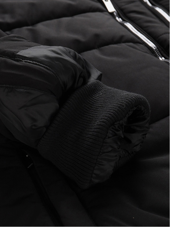 ALPINE PRO Schwarze Herren-Winterjacke ALPINE PRO LODER