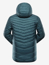ALPINE PRO Grün-weiße Herren-Wende-Winterjacke ALPINE PRO EROM