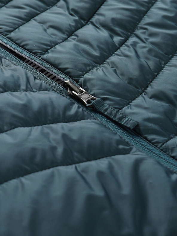 ALPINE PRO Grün-weiße Herren-Wende-Winterjacke ALPINE PRO EROM