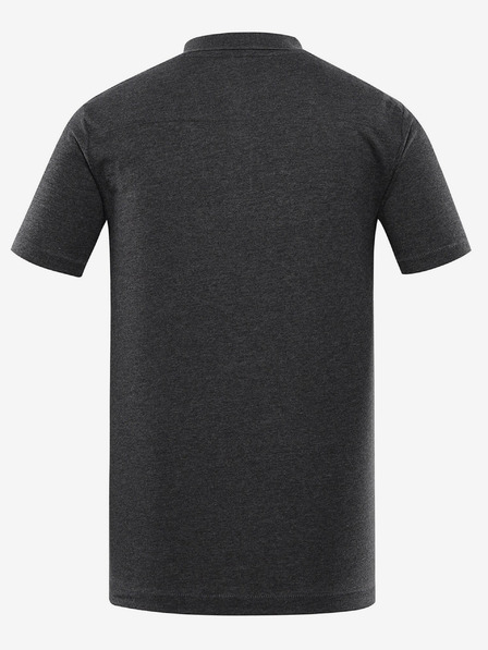 NAX Dunkelgraues Herren Basic-Poloshirt NAX HOFED