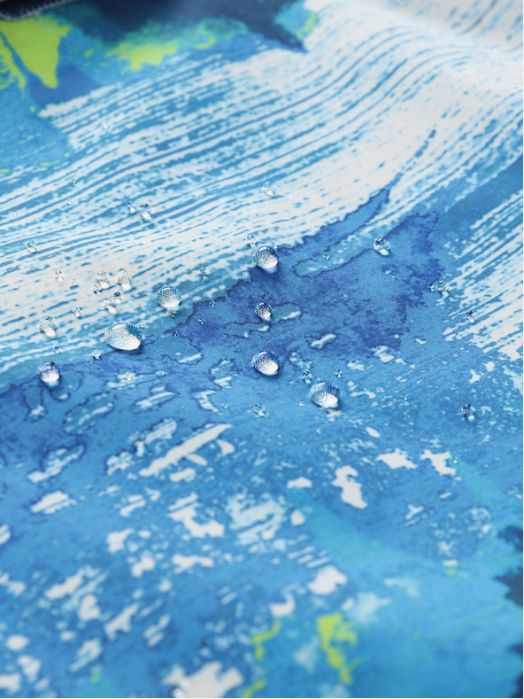 ALPINE PRO Grün-blaue Jungen-Outdoor-Jacke ALPINE PRO ZEREDO