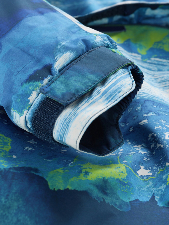 ALPINE PRO Grün-blaue Jungen-Outdoor-Jacke ALPINE PRO ZEREDO