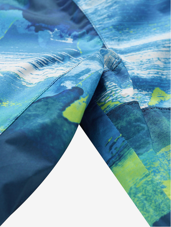 ALPINE PRO Grün-blaue Jungen-Outdoor-Jacke ALPINE PRO ZEREDO