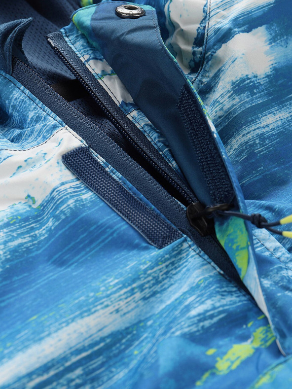 ALPINE PRO Grün-blaue Jungen-Outdoor-Jacke ALPINE PRO ZEREDO