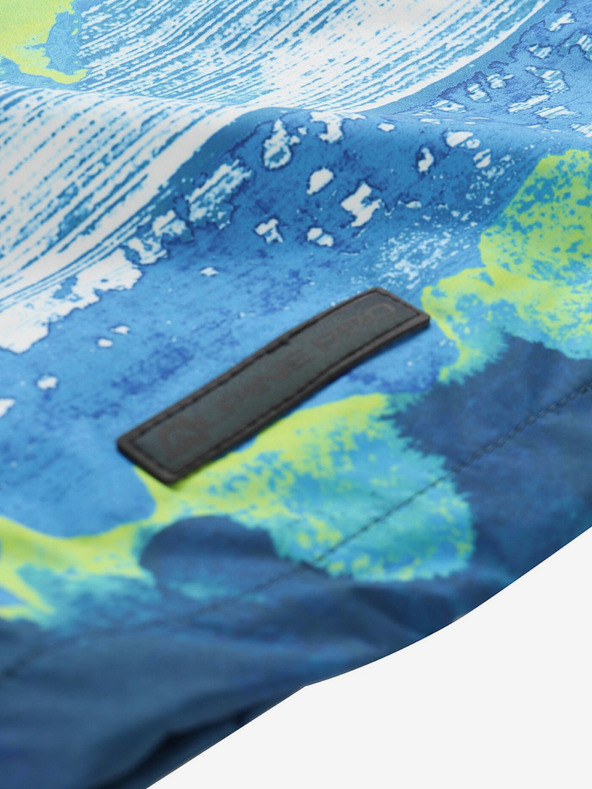 ALPINE PRO Grün-blaue Jungen-Outdoor-Jacke ALPINE PRO ZEREDO