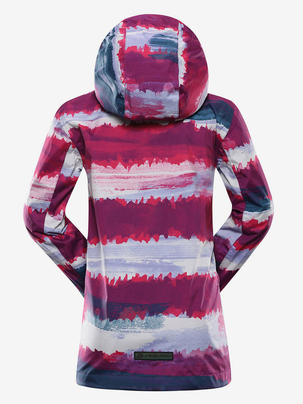ALPINE PRO Grau-rosa Mädchen-Outdoor-Jacke ALPINE PRO ZEREDO