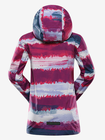 ALPINE PRO Grau-rosa Mädchen-Outdoor-Jacke ALPINE PRO ZEREDO