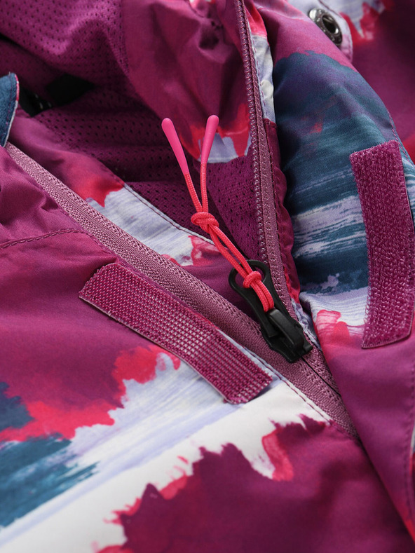 ALPINE PRO Grau-rosa Mädchen-Outdoor-Jacke ALPINE PRO ZEREDO