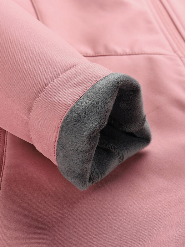 ALPINE PRO Rosa Damen-Softshell-Mantel mit Kapuze ALPINE PRO IBORA