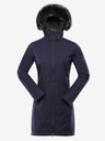 ALPINE PRO Dunkelblauer Damen-Softshell-Mantel mit Kapuze ALPINE PRO IBORA