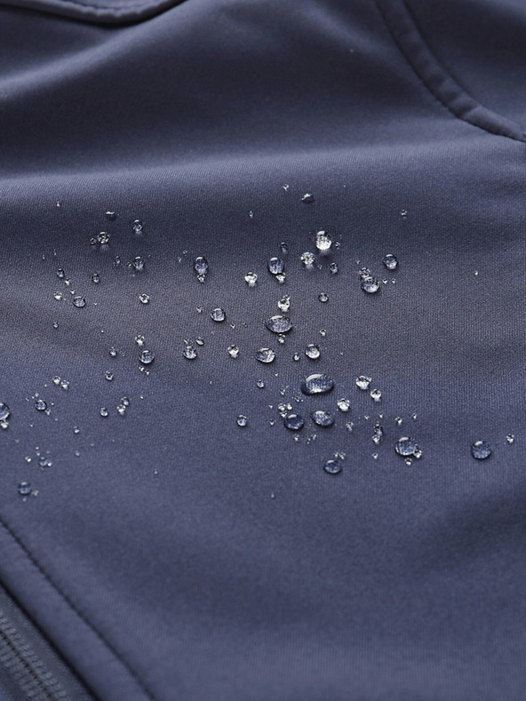 ALPINE PRO Dunkelblauer Damen-Softshell-Mantel mit Kapuze ALPINE PRO IBORA