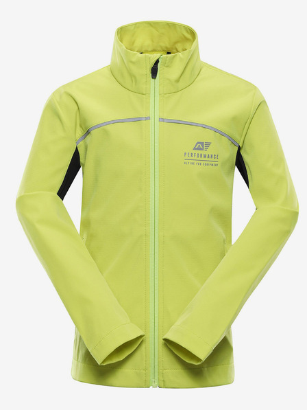 ALPINE PRO ALPINE PRO Geroco hellgrüne Kinder-Softshell-Jacke