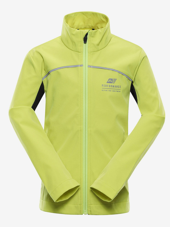 ALPINE PRO ALPINE PRO Geroco hellgrüne Kinder-Softshell-Jacke
